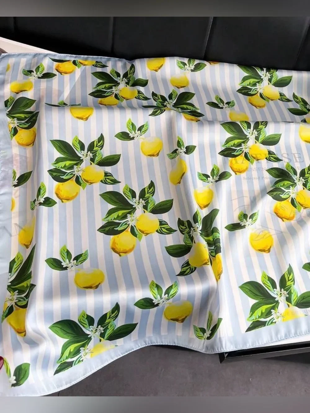 Lemon Print Scarf M812